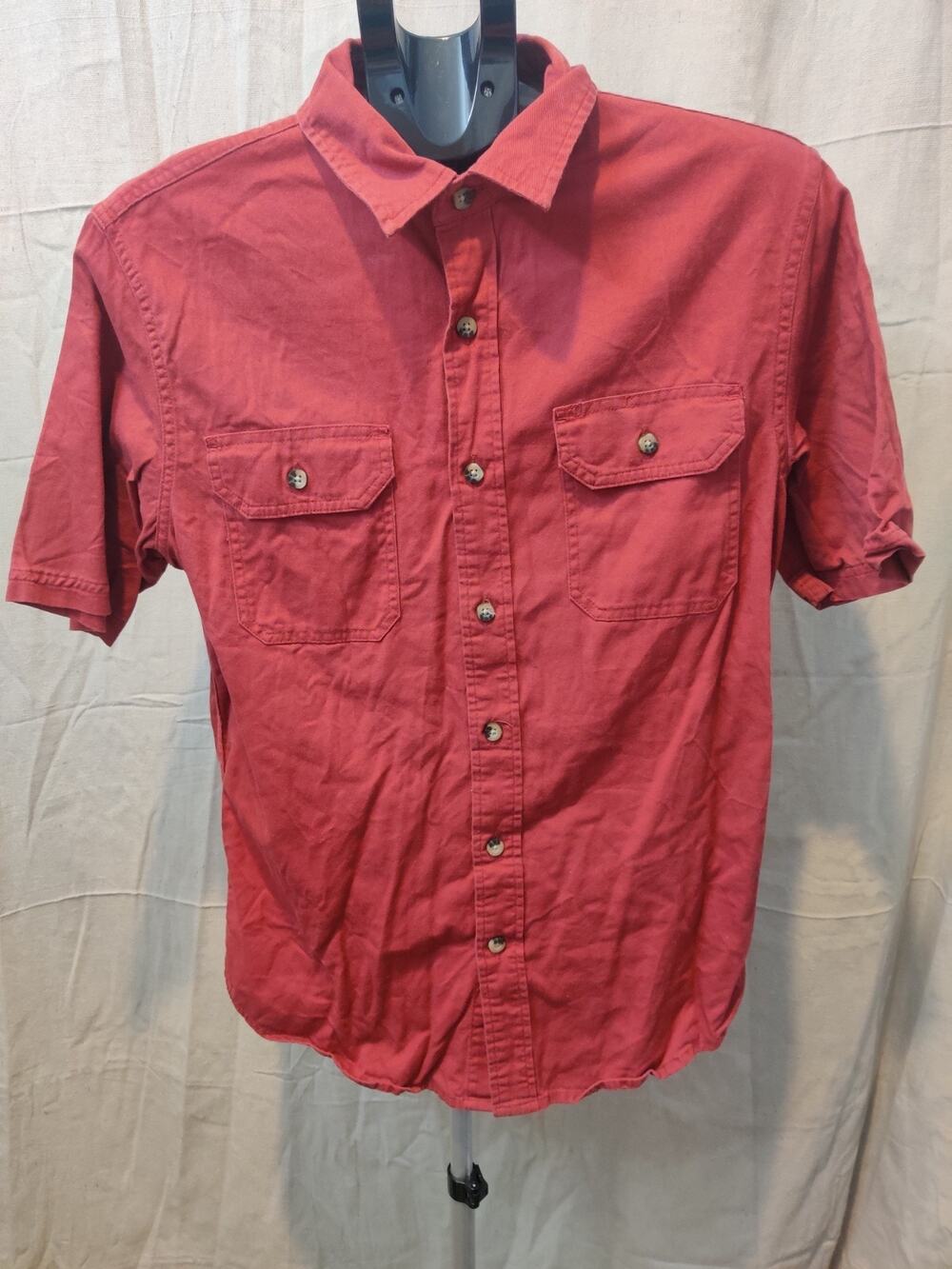 Vintage Wrangler Shirt Men's Size Small Button Up Short Sleeve Western Work Wear